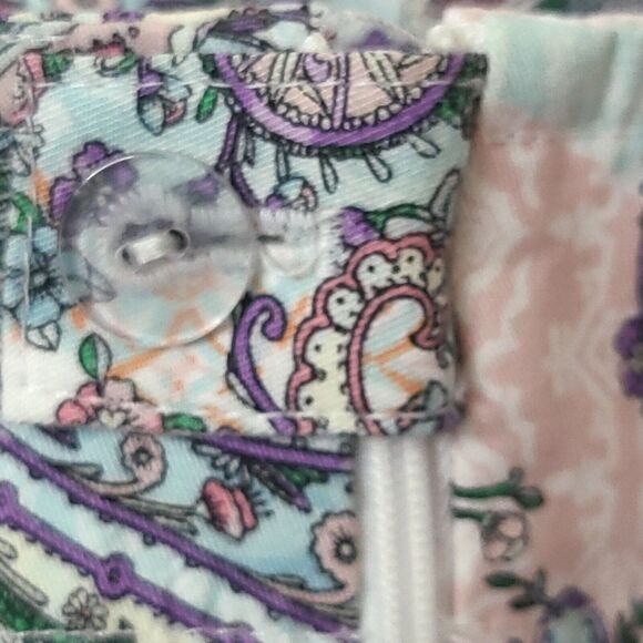 Talbots Womens Plus 16W Midi Pasiley Pencil Skirt Multicolor Pockets Stretch - Picture 8 of 10